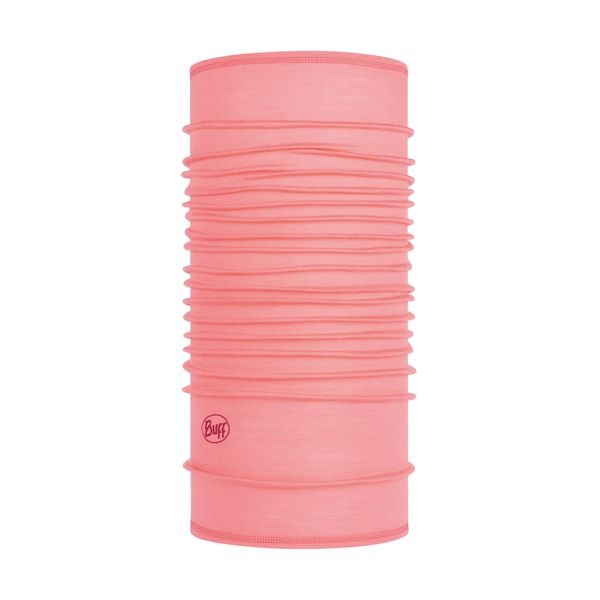 Buff Lightweight Merino Wool Tubular Solid Blush