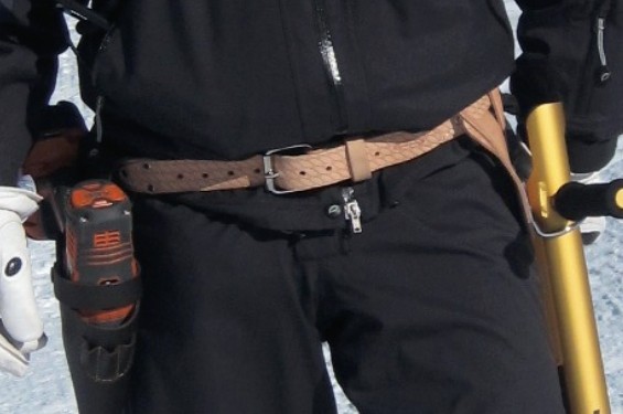 Liski leather belt for bandoleer