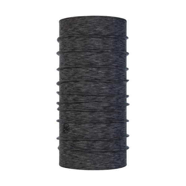 Buff Tubular Lana Midweight Merino Wool Graphite Multistripes