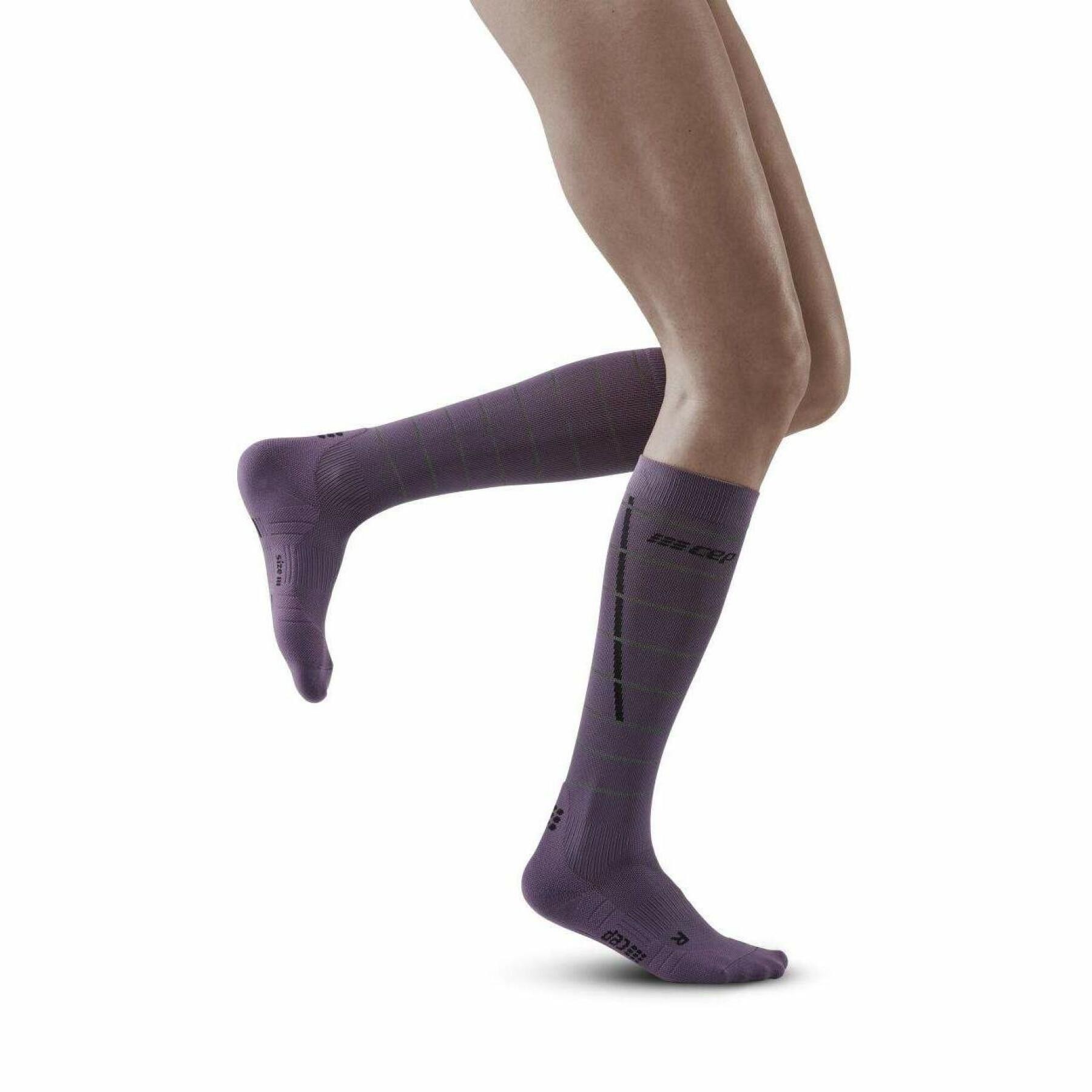 Mens Ultralight Compression Socks Knee High 20-30mmHg