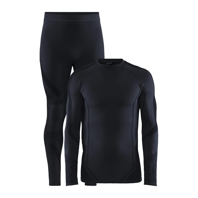 Craft Men s Core Dry Fuseknit black baselayer set