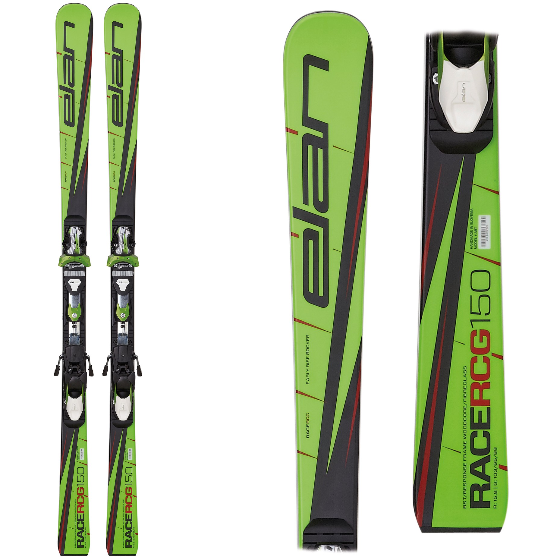 スキー 140 ELAN RCS RACE Elan giant slalom Junior Ski Race - RCG Plate 2016