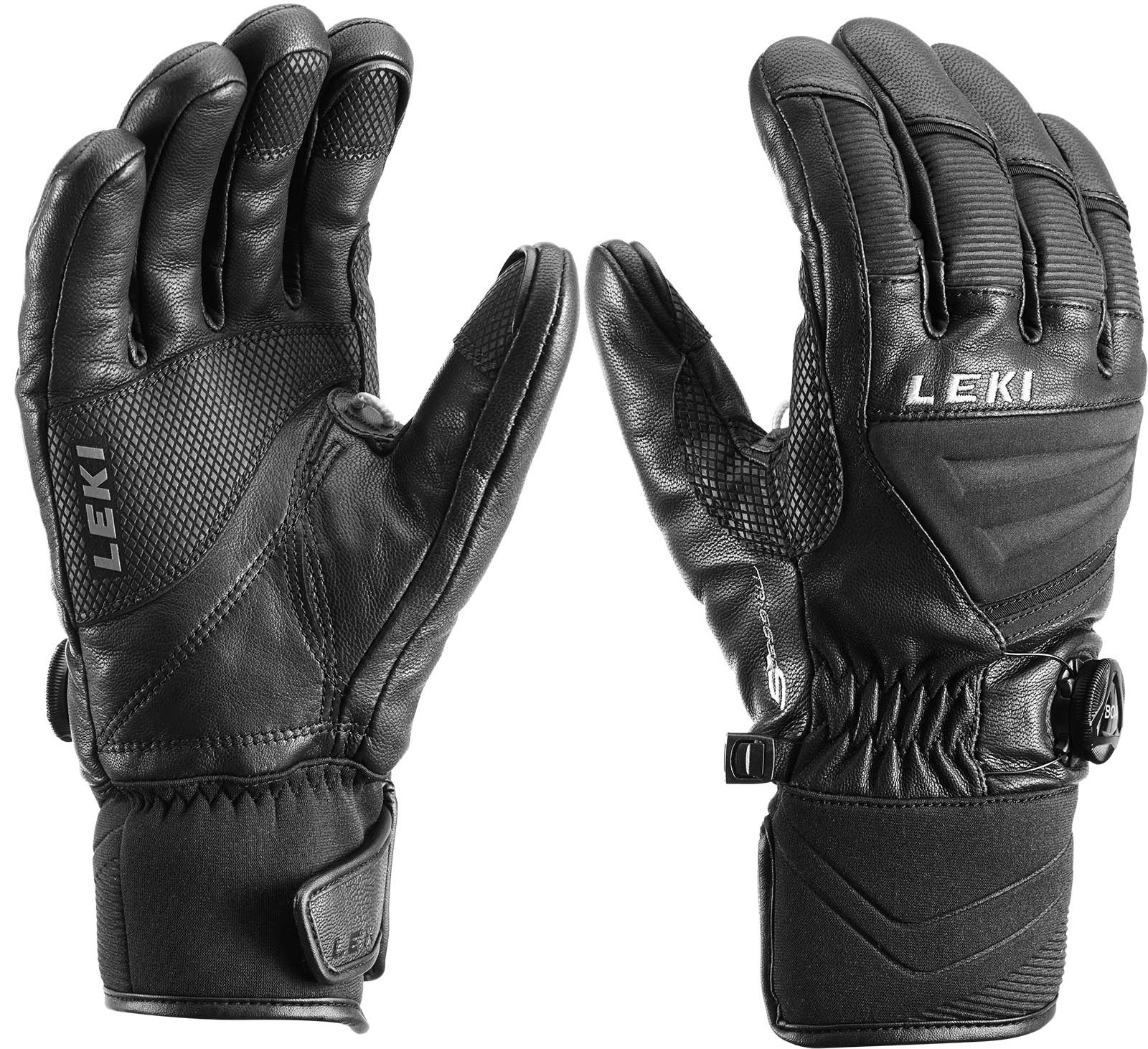Progressive Tune Boa mens skis gloves - 8,0 LEKI black 