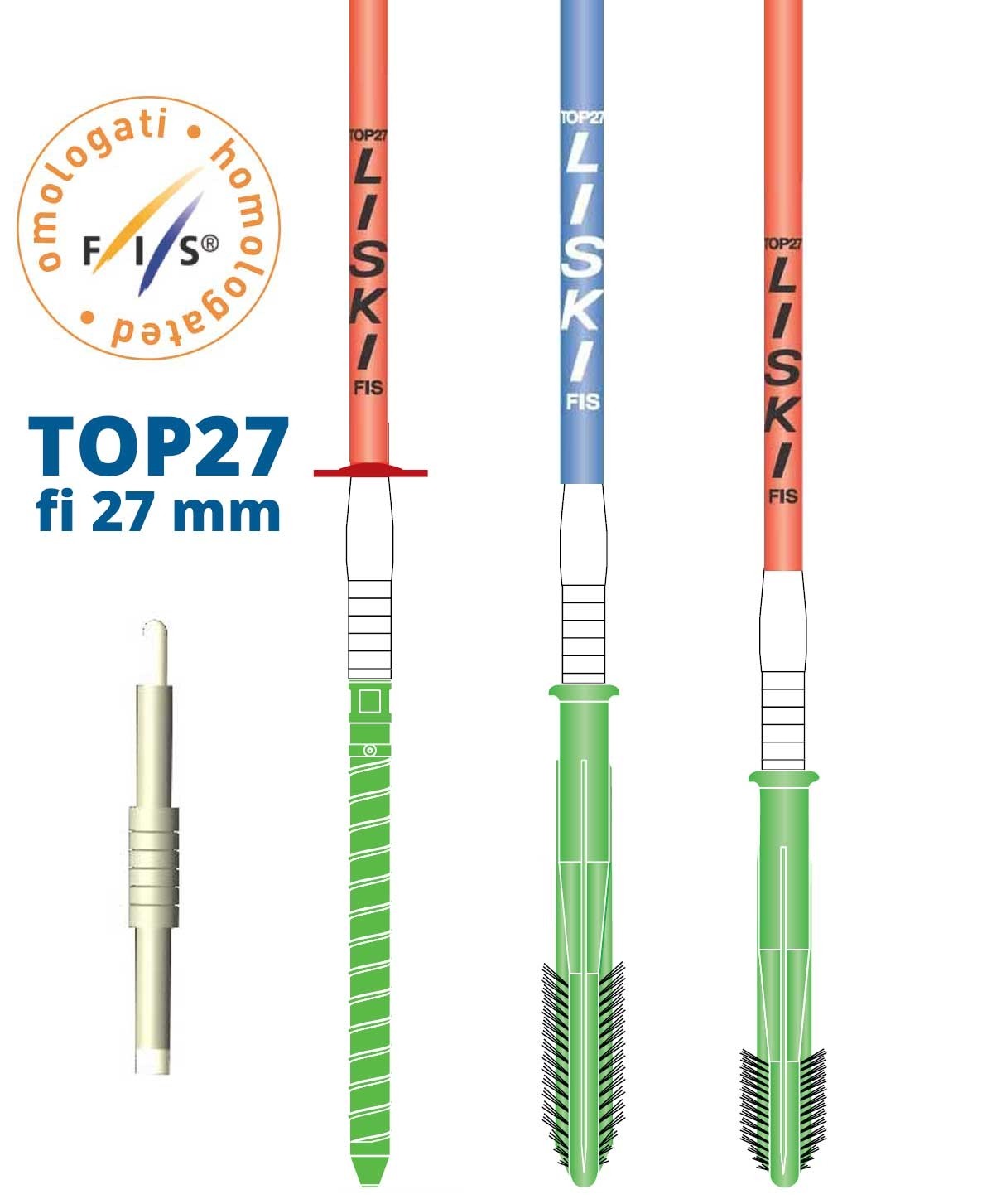 Liski Flex pole TOP 27 with plastic flex zone