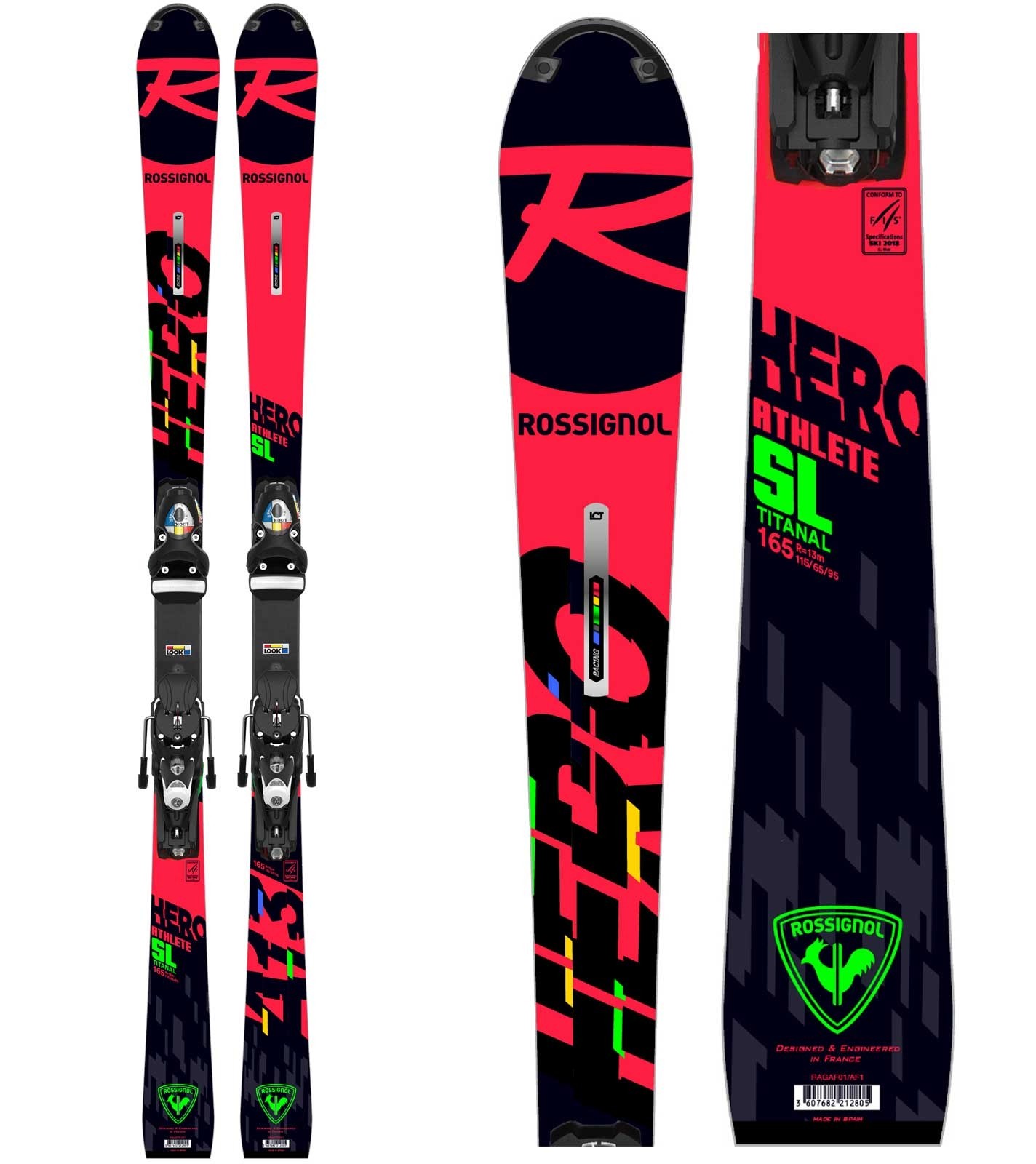 Details about   Rossignol Hero Athlete FIS SL Race Ski 2021 R22 