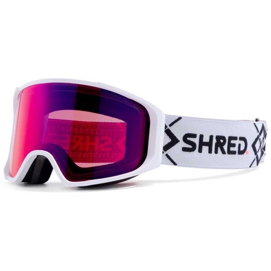 White Cyber Mecha Snow Goggles