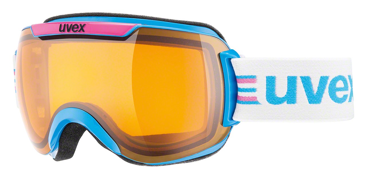 Uvex Downhill 2000 Race cyan/pink ski goggles