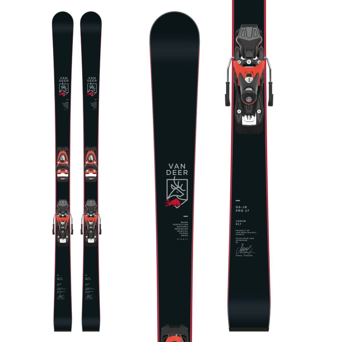 Van Deer GS JR PRO RACE skis + bind. SPX 11 GW