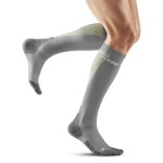 CEP Ultralight Tall Compression Socks Men, Grey/lime