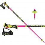 Leki WCR Lite SL 3D pink junior ski poles