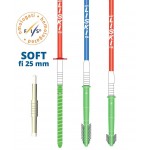 Liski Flex pole SOFT (fi25mm) with plastic flex zone