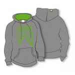 shred_hoodie_crooked logo grey green
