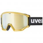 Uvex Athletic CV chrome gold ski goggles (S2)