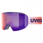 Uvex Evidnt Attract purple bash matt ski goggles (S2+S1) 