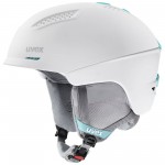 Uvex Ultra White Mint Mat ski helmet