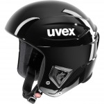 Uvex race + FIS ski helmet all black