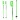 Komperdell Green Rush Junior ski poles