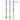 Liski slalom gummy poles, fi 35 mm, h.50cm