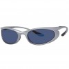 Bolle Downdraft Liquid Silver Cobaltz Sunglasses
