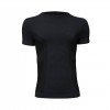 Lenz T-shirt Men merino 6.0 round neck, black
