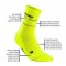 cep reflective compression mid socks neon yellow