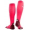 cep run ultralight compression socks pink dark red