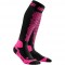 cep ski merino socks pink black