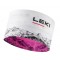 leki xc headband neon pink white