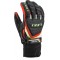 leki race coach c tech gloves black red 2
