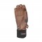 level off piste leather gloves brown