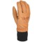 level rebel beige ski gloves