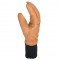 level rebel beige ski gloves