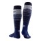 cep ski thermo merino  compression socks blue