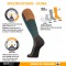 uphillsport ouna merino kompresijske smucarske nogavice