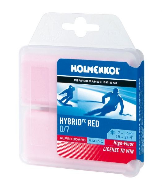 スキー HOLMENKOL HYBRID FX RED/ YELLOW Holmenkol Hybrid fx red 0/7 (150 g)