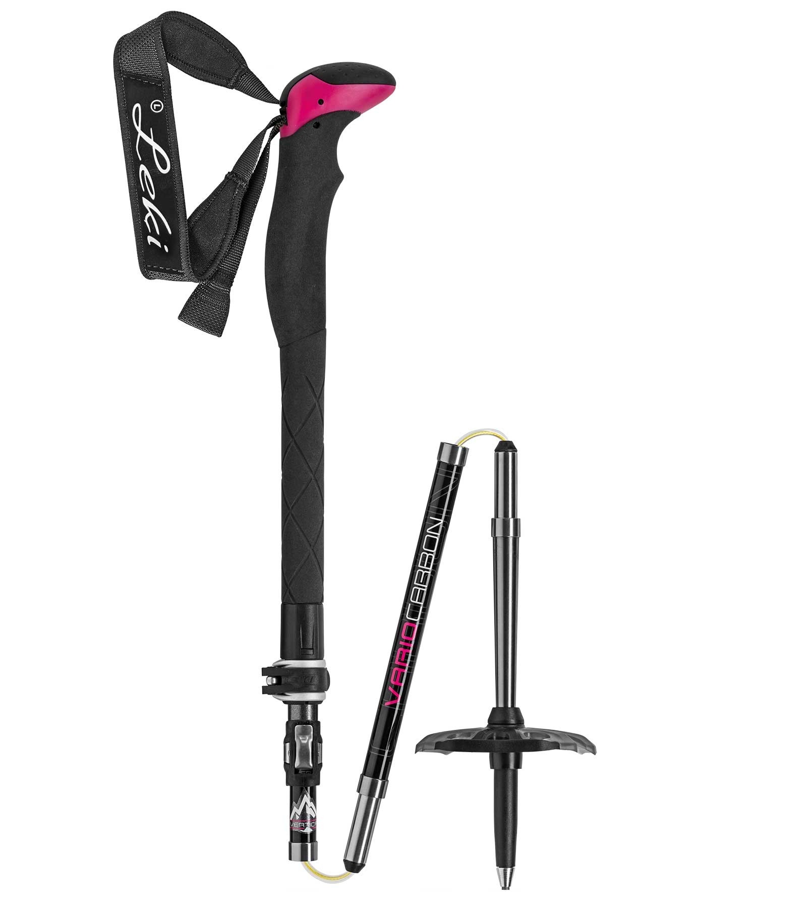 【希望者のみラッピング無料】 Vario Tourstick Leki Carbon poles ski Lady スキー