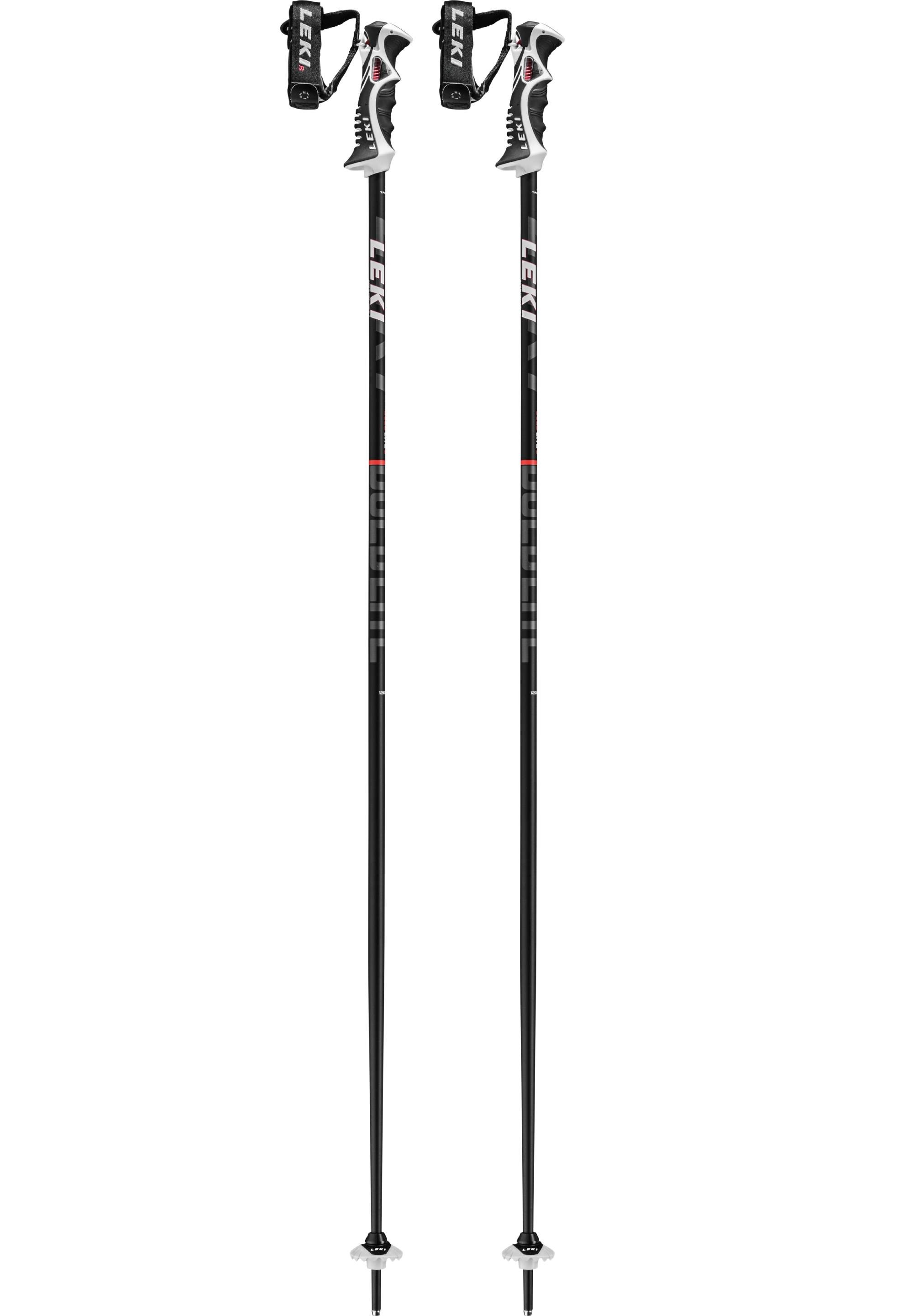 Leki Bold Lite S black/red/white ski poles