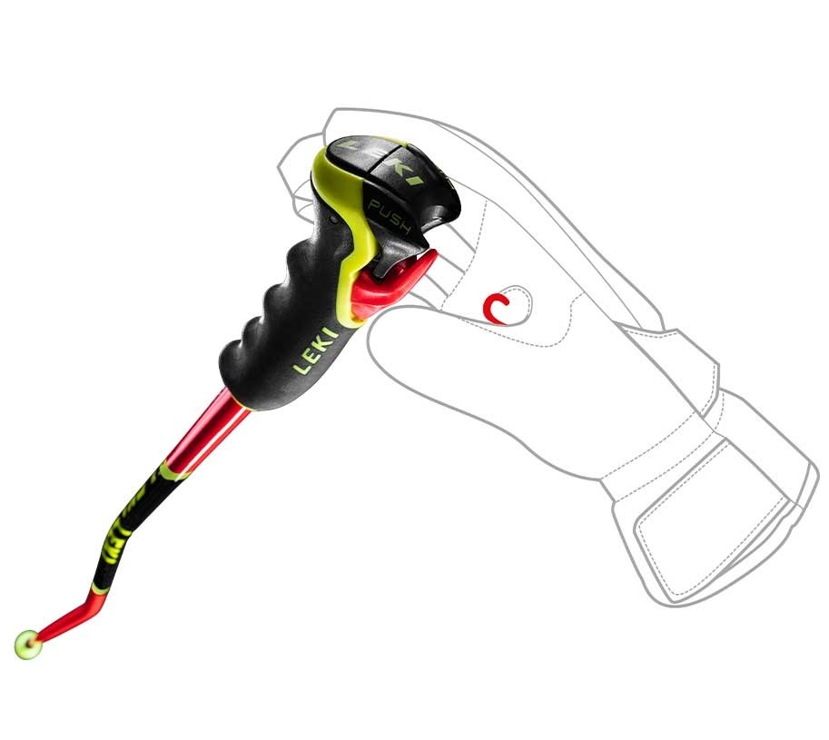 Leki WCR Lite GS 3D junior ski poles, 2025