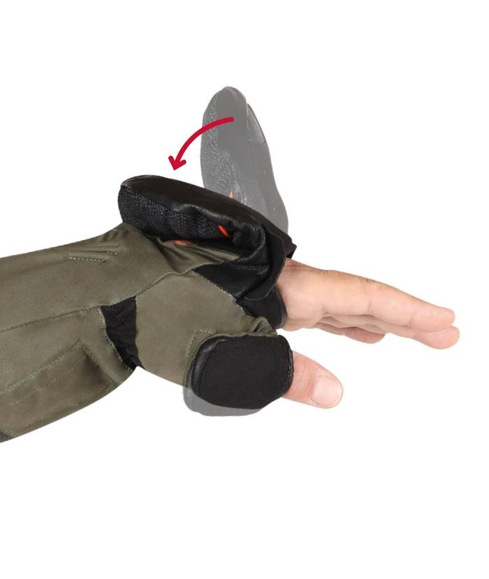 Lenz heat glove 1.0 finger cap Hunting Mittens Unisex