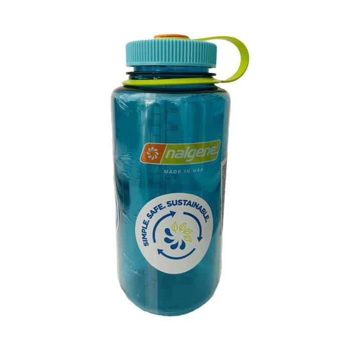 Nalgene Sustain 32 oz. Wide Mouth Water Bottle - Cerulean