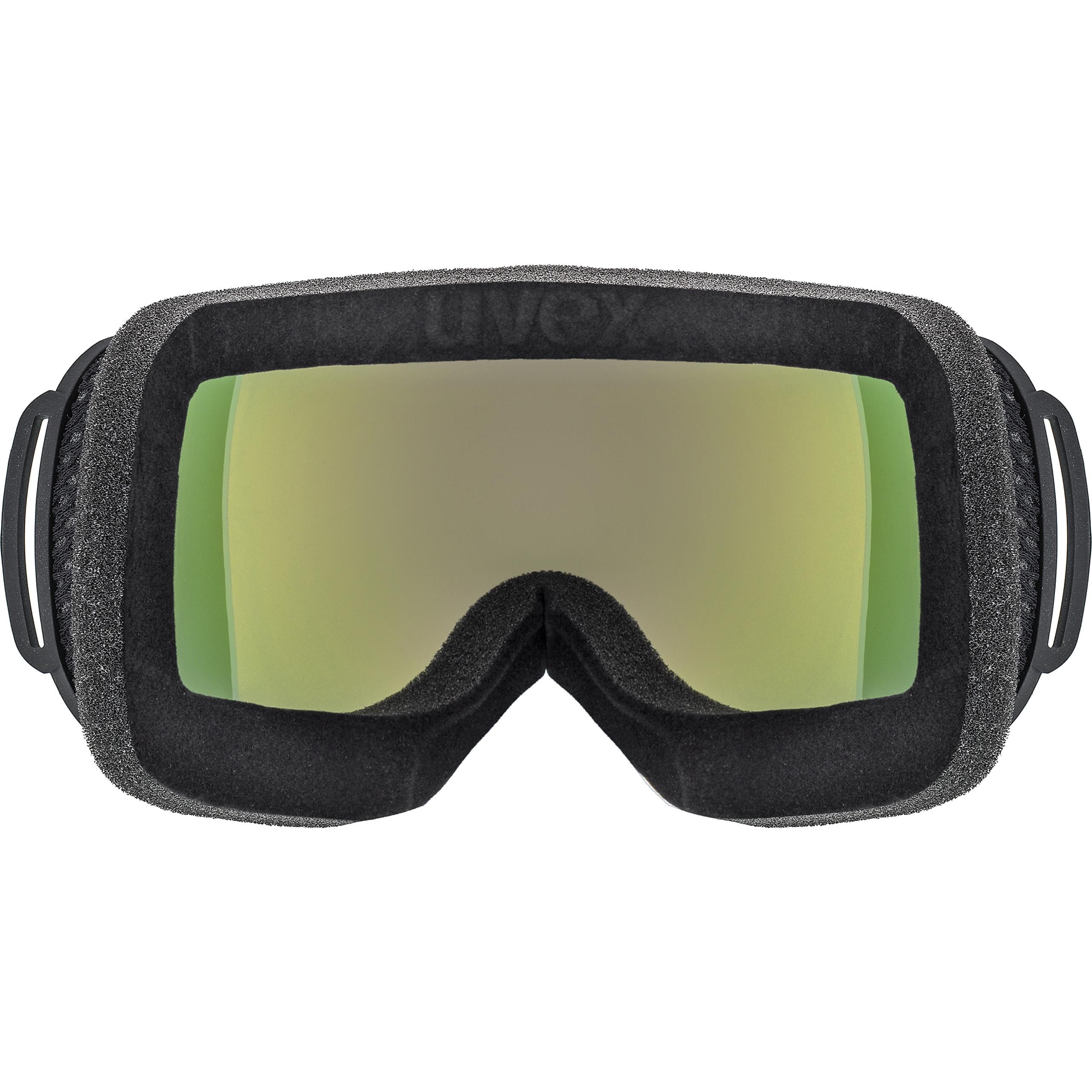 Uvex Downhill 2000 S, white Frame goggle with Yellow Vista