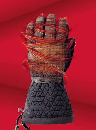 Lenz Heat Gloves 6.0 Finger Cap for Women with rcB 1800 Batteries - The  Warming Store