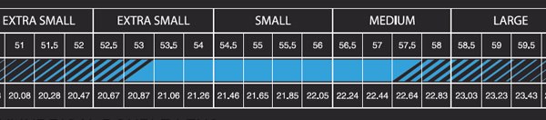 shred soaza sizes